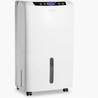 A white dehumidifier product image