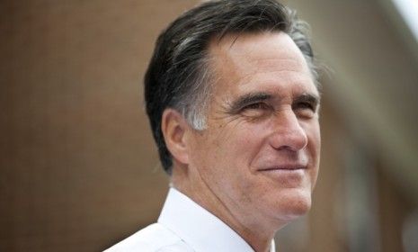 Republican presidential candidate Mitt Romney