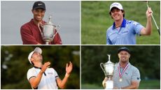 Tiger Woods, Rory McIlroy, Martin Kaymer and Bryson DeChambeau