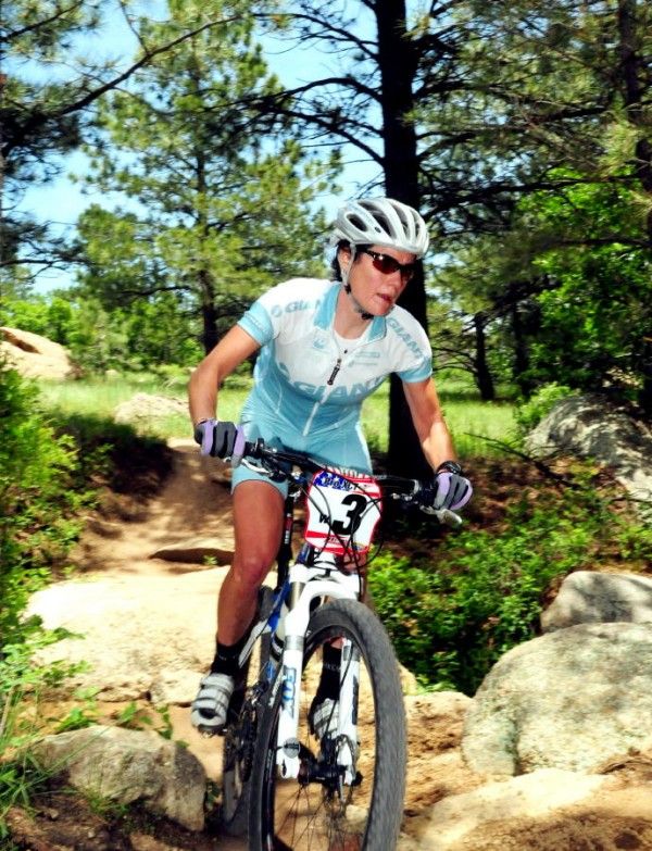 Kelli Emmett (Giant) on the rocks