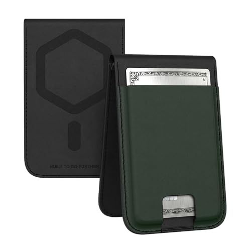 Slim Magnetic Wallet (Olive PU)