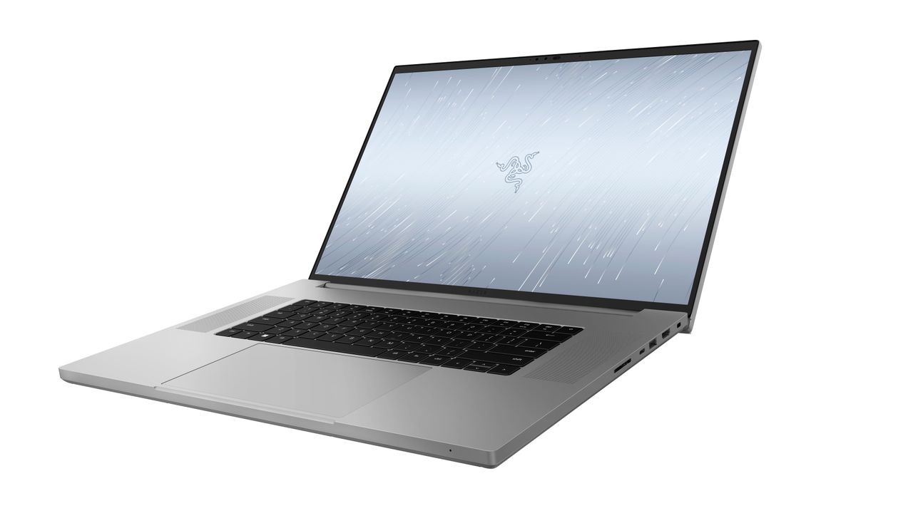 Renders of the Razer Blade 18 Mercury edition gaming laptop.