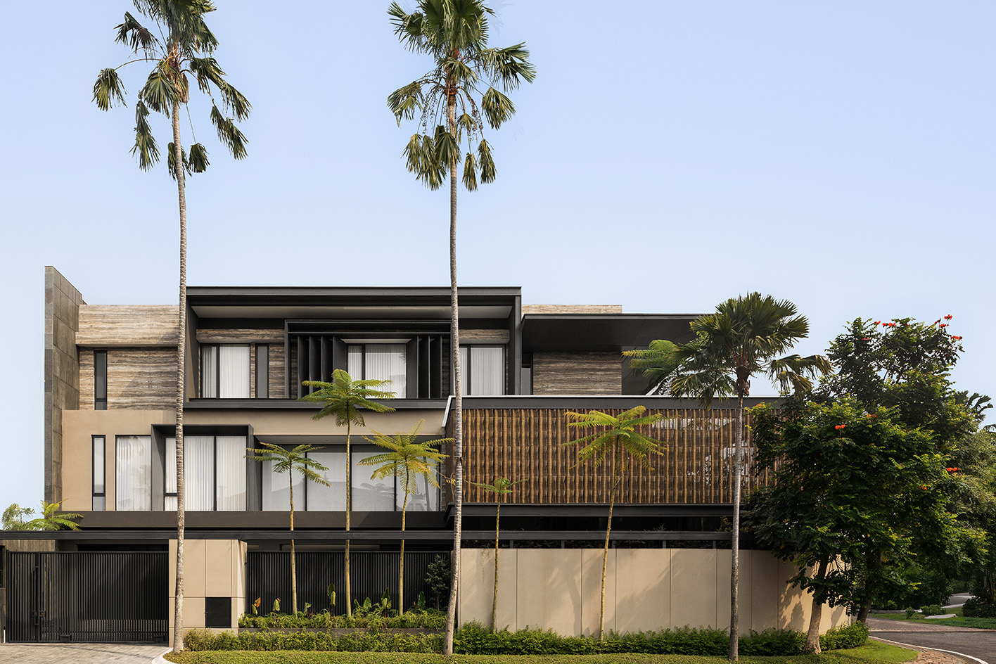 view of tropical Indonesian home SE House