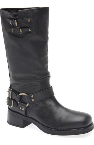 Astor Knee High Moto Boot