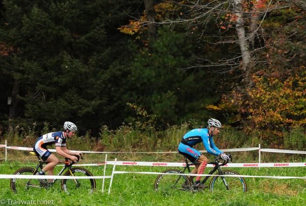 Craig Richey (Renner Custom XC Team) leading Luke Keough early in the race