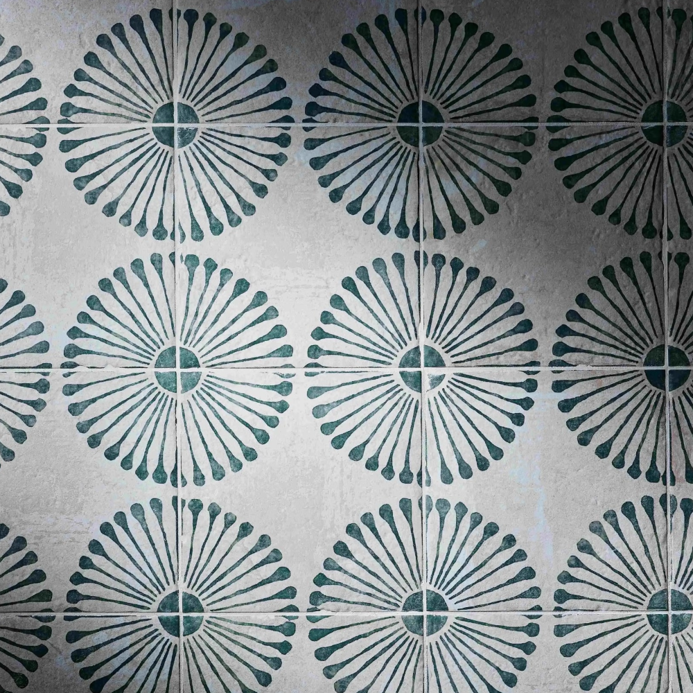 Havana Nights Fan Green tiles