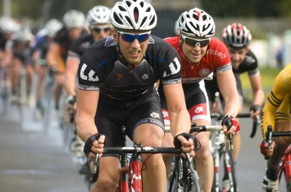 The peloton had to cover 30 laps of a 1.1km street circuit in Bairnsdale.