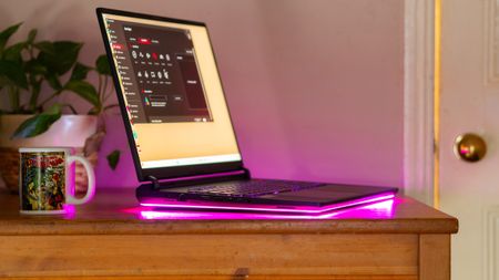 Asus ROG Strix Scar 18 G835 gaming laptop on desk