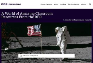 American astronaut on the moon 