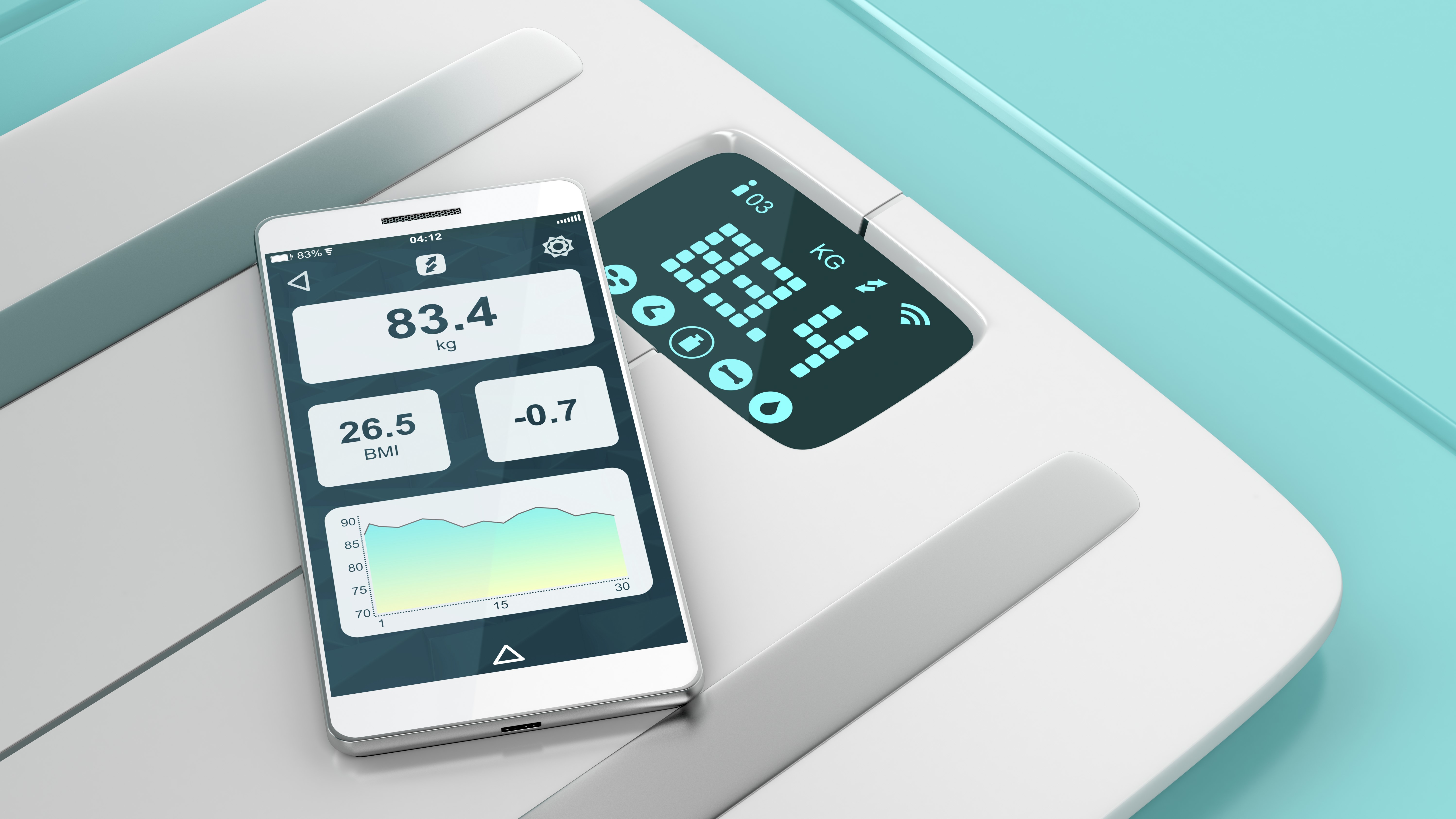200KG BLUETOOTH DA BAGNO BILANCE Grasso Corporeo BMI Monitor con un peso di scala iOS Android 