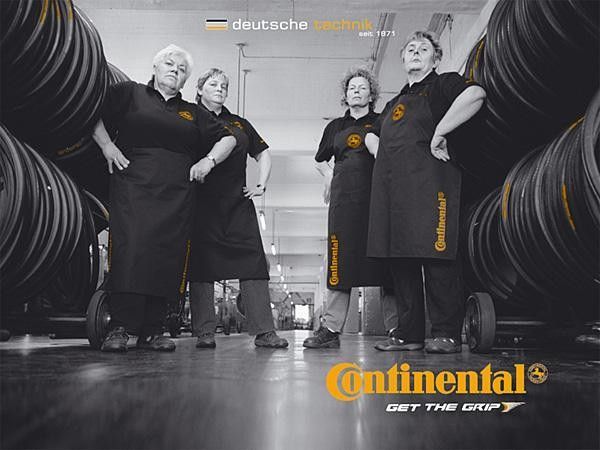 An example of the marketing materials featuring the factory staff.