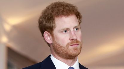 Prince Harry attends The Landmine Free World 2025 reception on International Mine Awareness Day at The Orangery on April 4, 2017 in London, England.