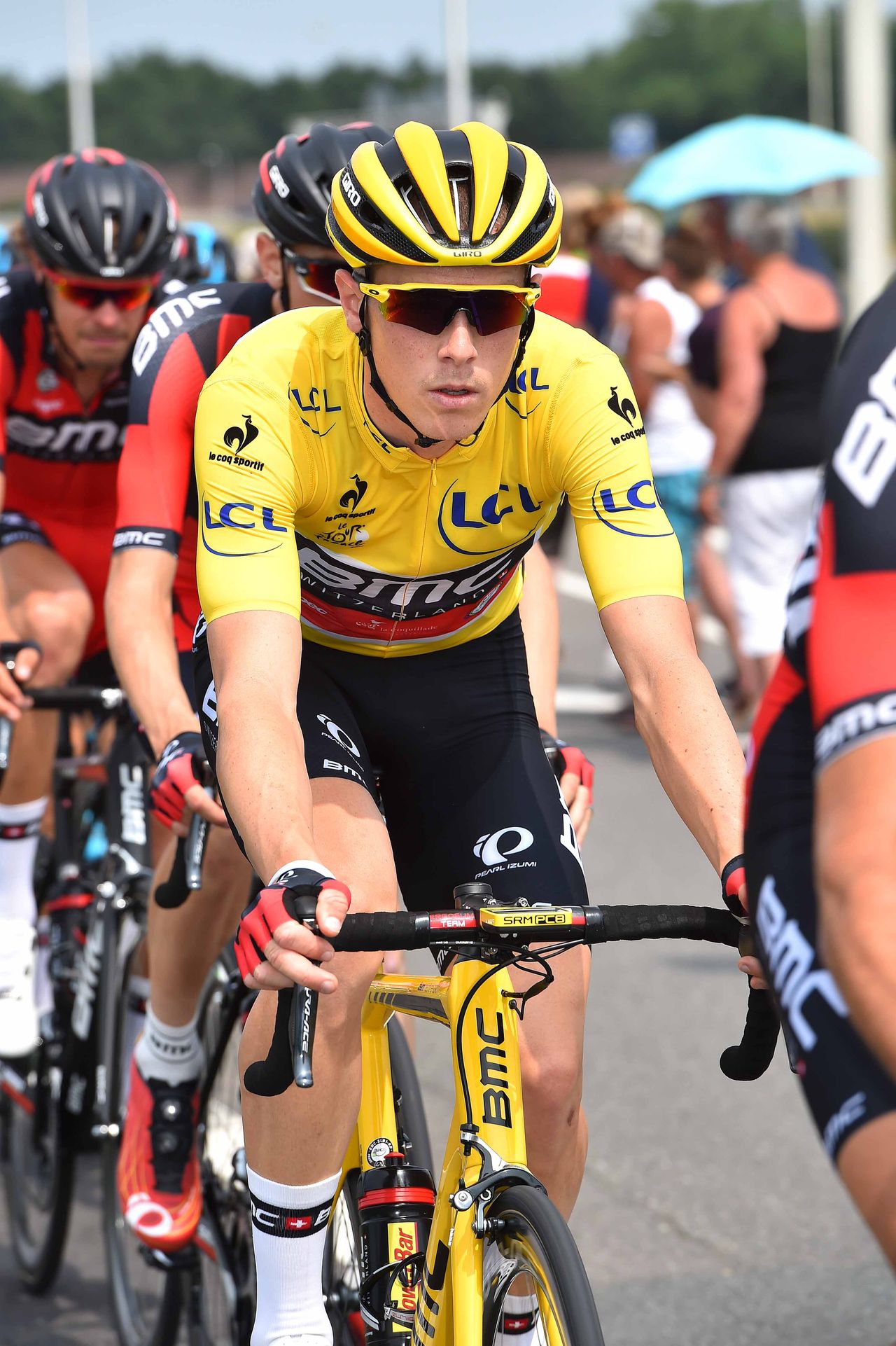 Rohan Dennis (BMC) in the maillot jaune