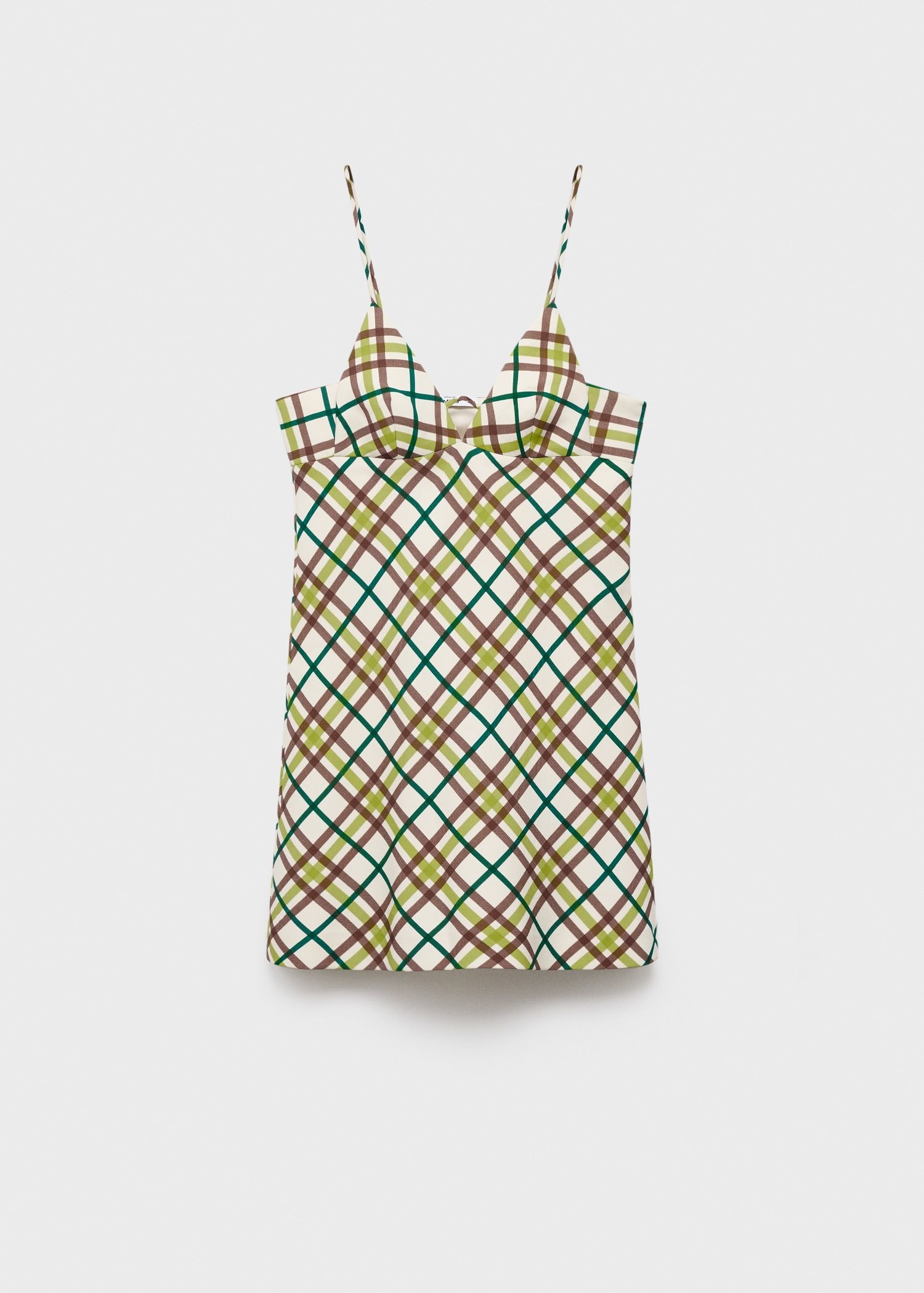 Check Short Dress - Women | Mango Usa