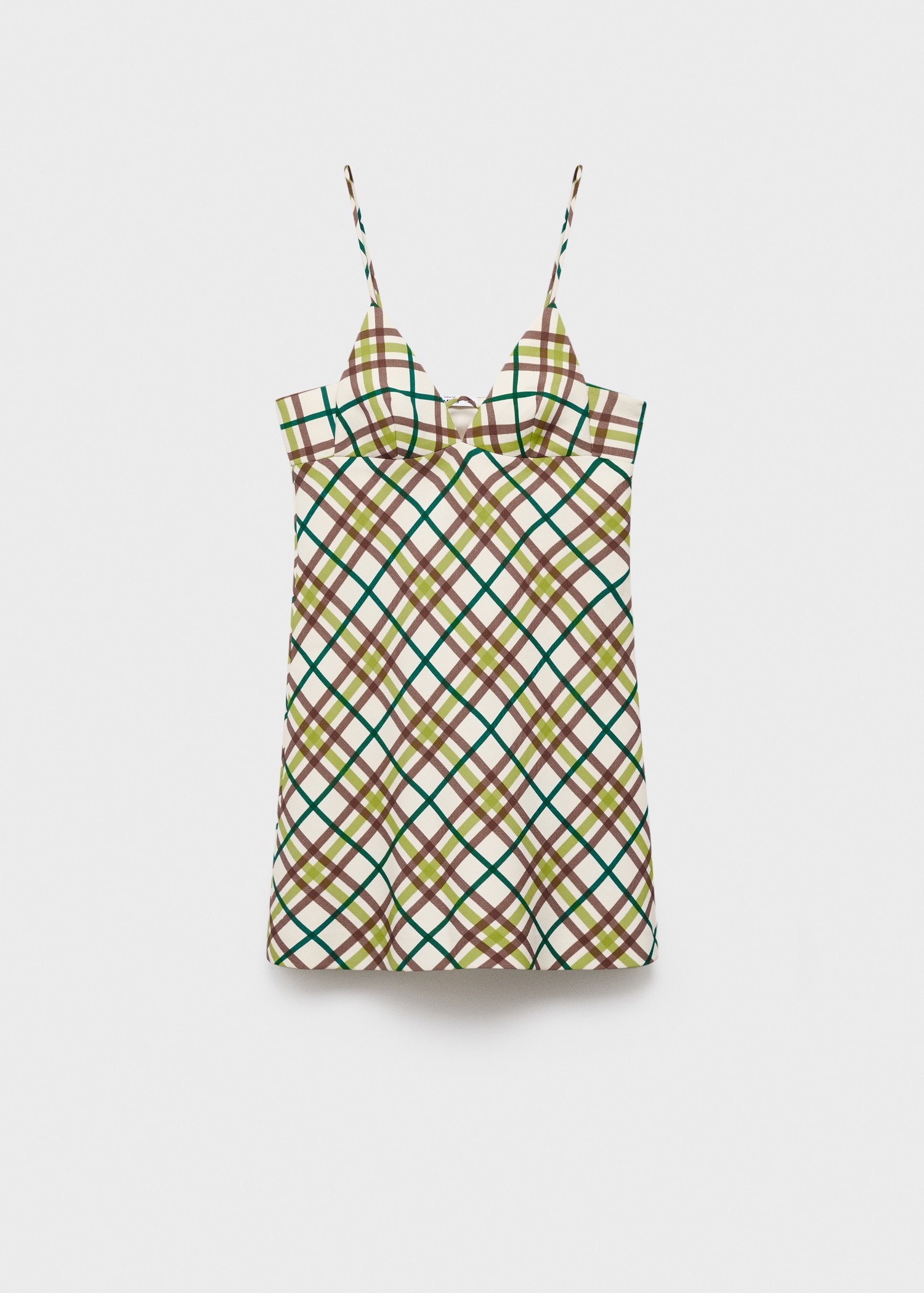 Check Short Dress - Women | Mango Usa