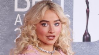 Sabrina Carpenter attends The BRIT Awards 2025 at Intercontinental Hotel on March 01, 2025 in London, England.