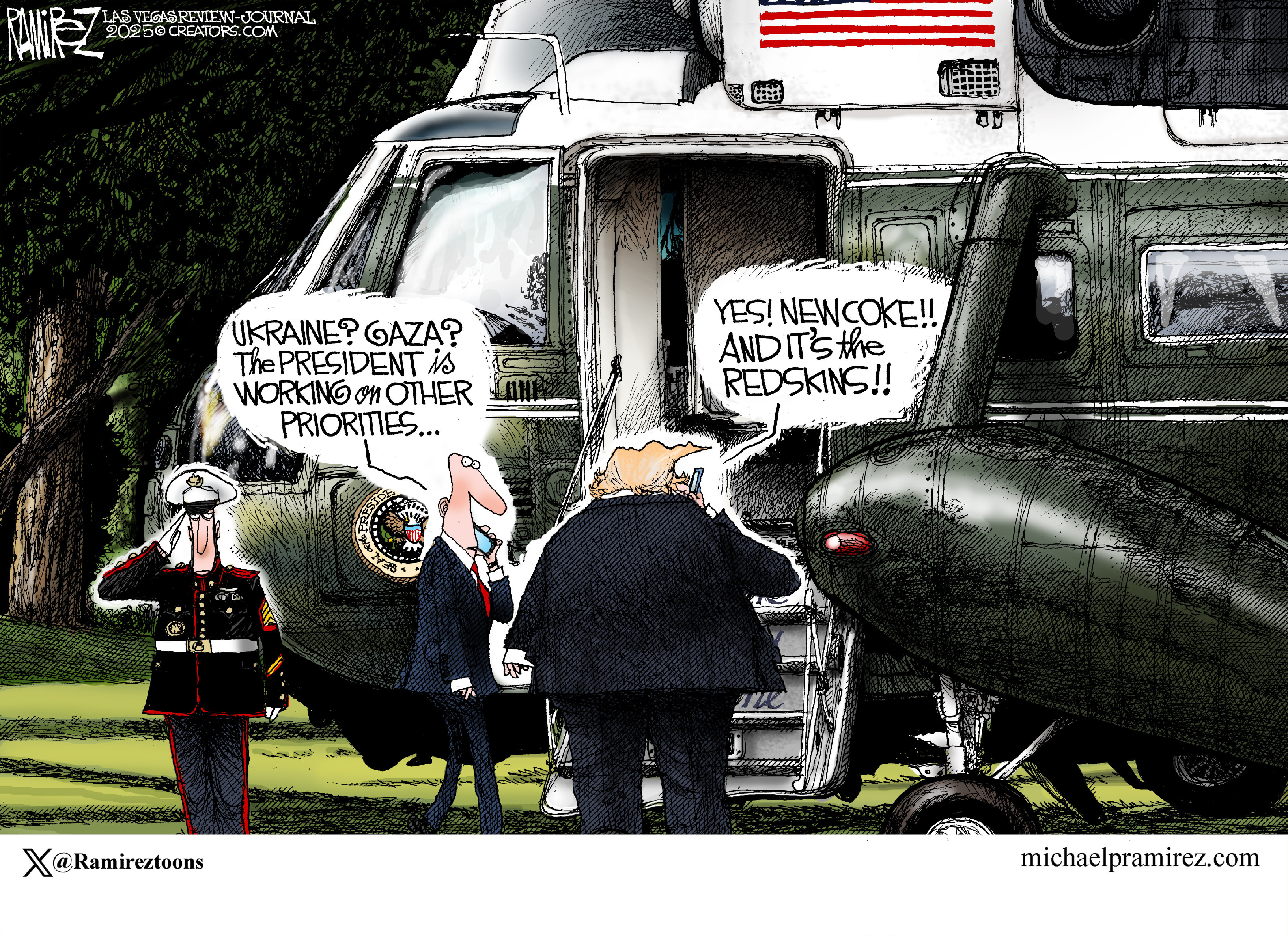 Political cartoon
