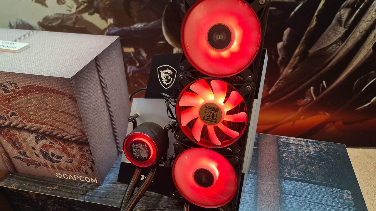 MSI and Capcom colloboration of Monster Hunter themed PC components and products