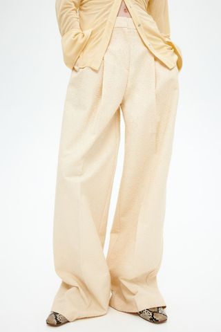 Wide-Leg Dress Pants