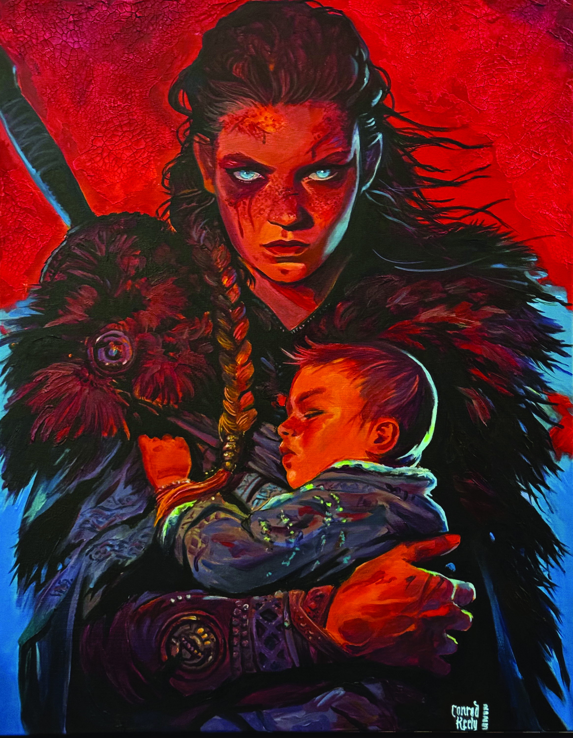 Art inspired by the Vikings TV series