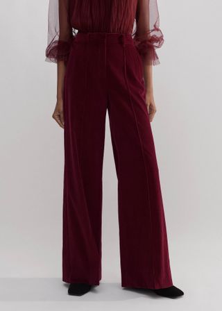 Cord Wide-Leg Trouser