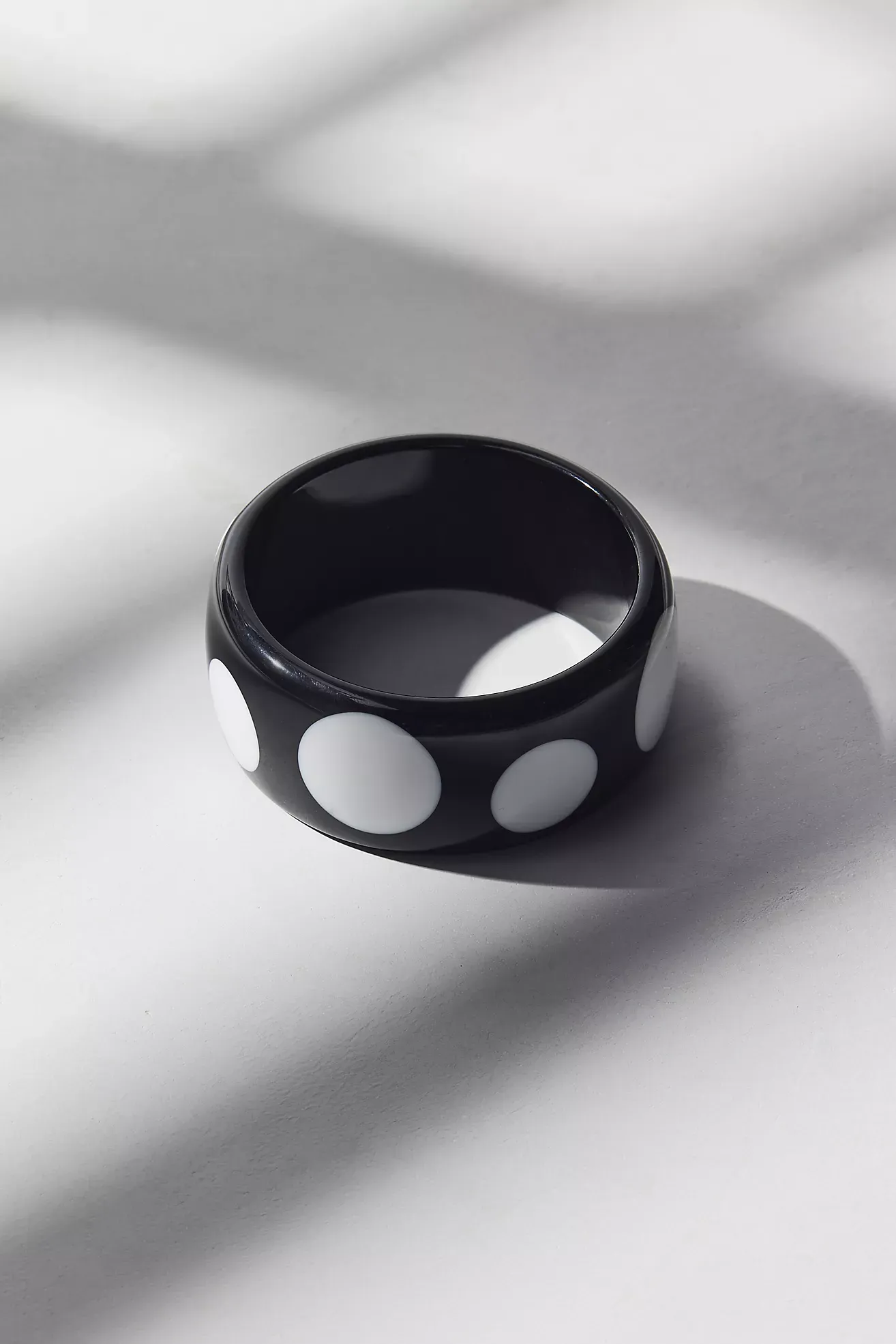 Polka Dot Chunky Bangle Bracelet