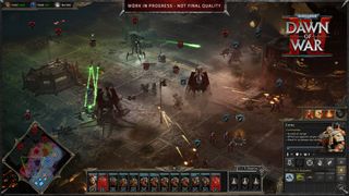 Screenshots from Warhammer 40K: Dawn of War 4, revealed at Gamescom 2025.