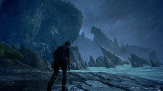 Nathan Drake is washed up and alone on a deserted island in Uncharted 4