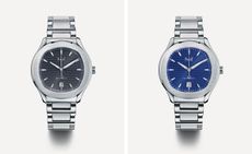 The Piaget S steel watch