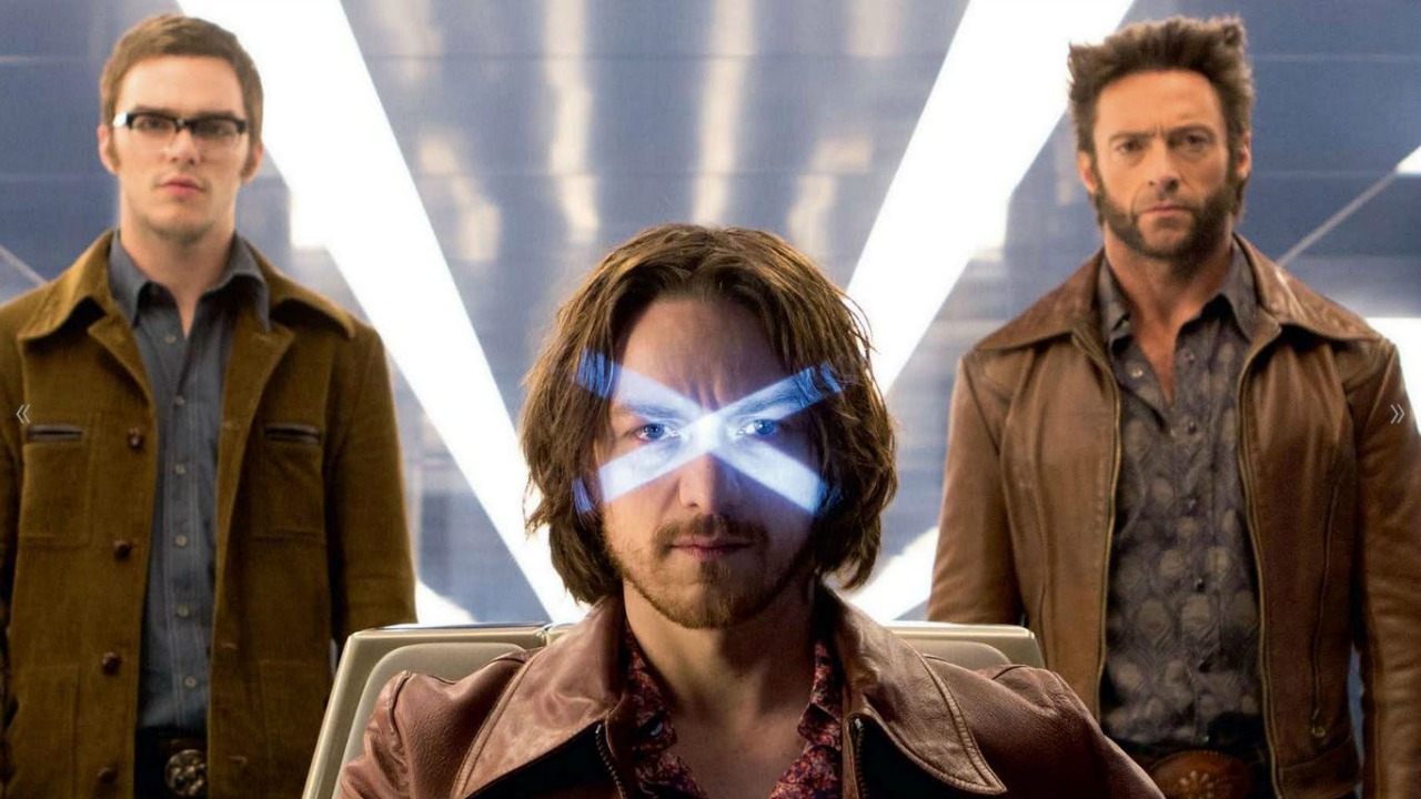 Charles Xavier, Wolverine and Beast in X-Men: Days of Future Past