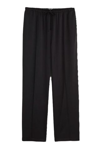 Madewell Pintucked Slim Pull-On Pants in Satin (Was $98) 