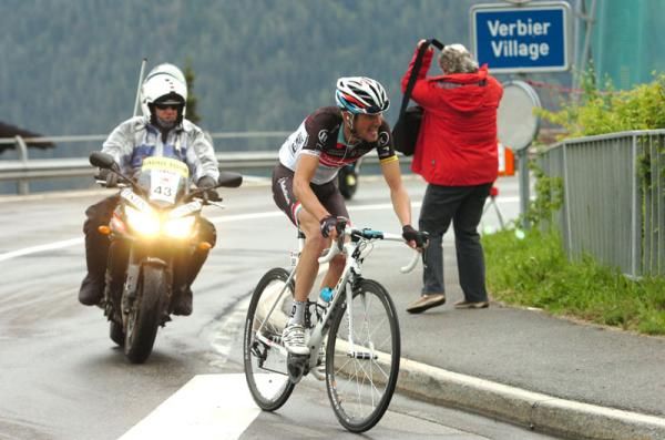 Frank Schleck attacked inside the final 6km