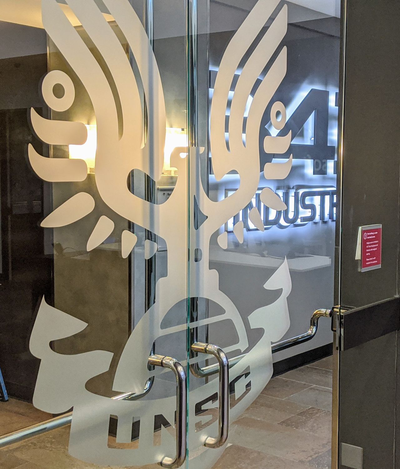 Behind these doors, 343 is hard at work on Halo Infinite and the Master Chief Collection.