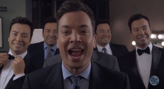 Jimmy Fallon and the Five Wax Jimmys