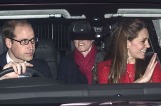 Prince William and Kate Middleton attend Christmas lunch at Buckingham Palace