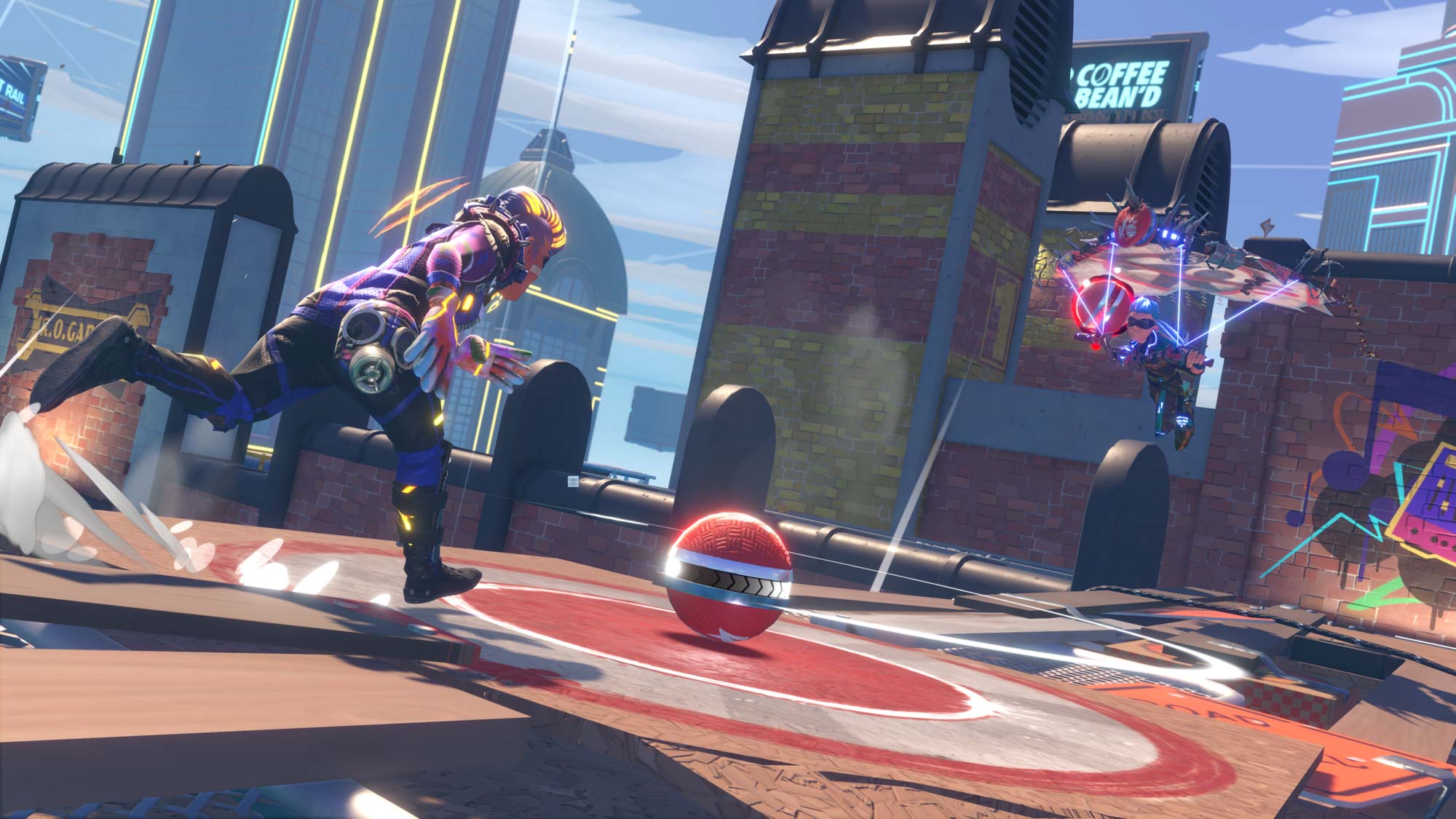 Knockout city is a dodgeball arena battler where you can really be the ball