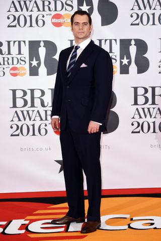 Henry Cavill At The Brit Award 2016