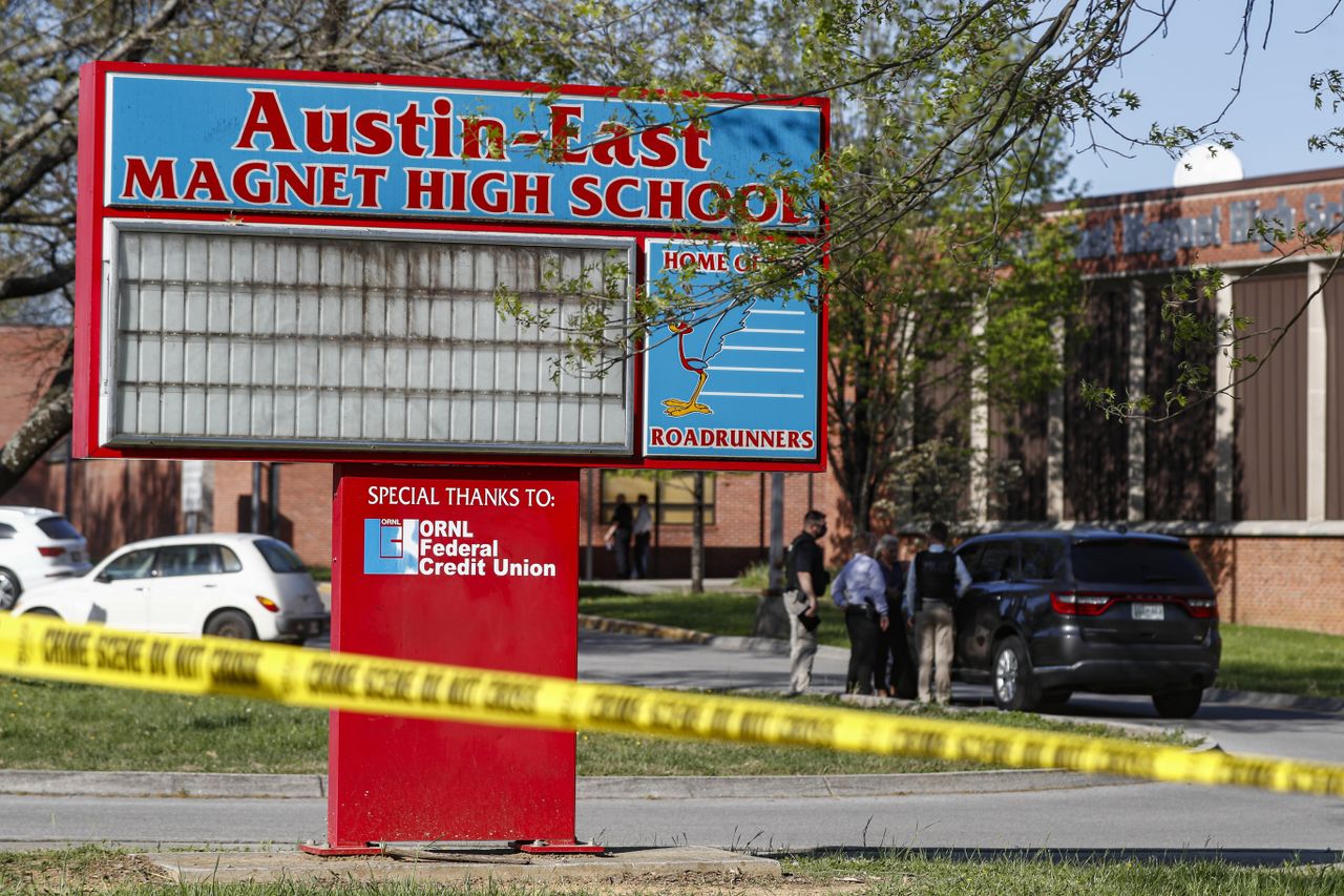 Austin-East Magnet High School in Knoxville, Tennessee.