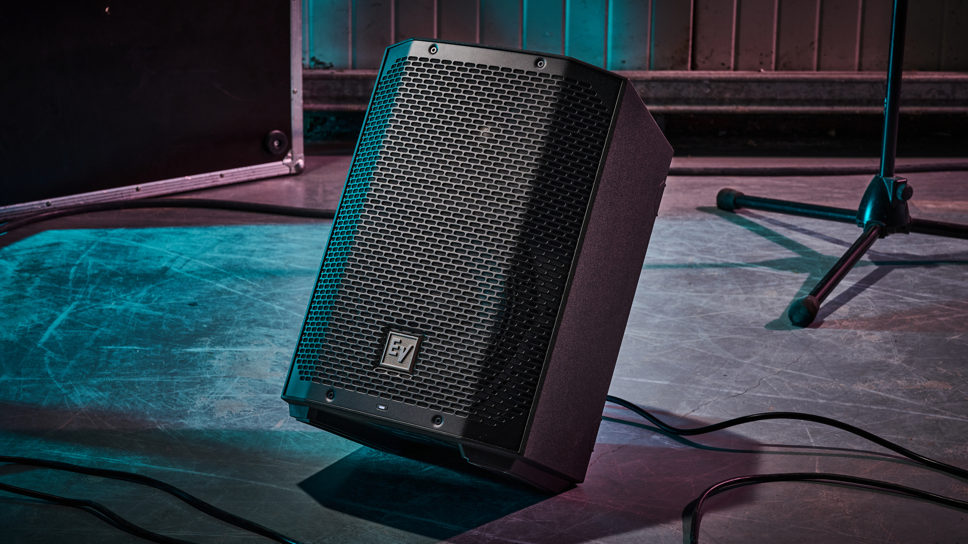 A selection of PA systems in out testing studio