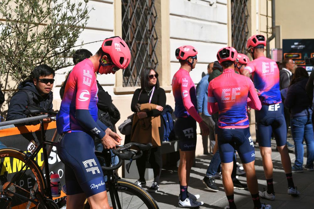 EF Education First prepare for stage 2 of Tirreno-Adriatico