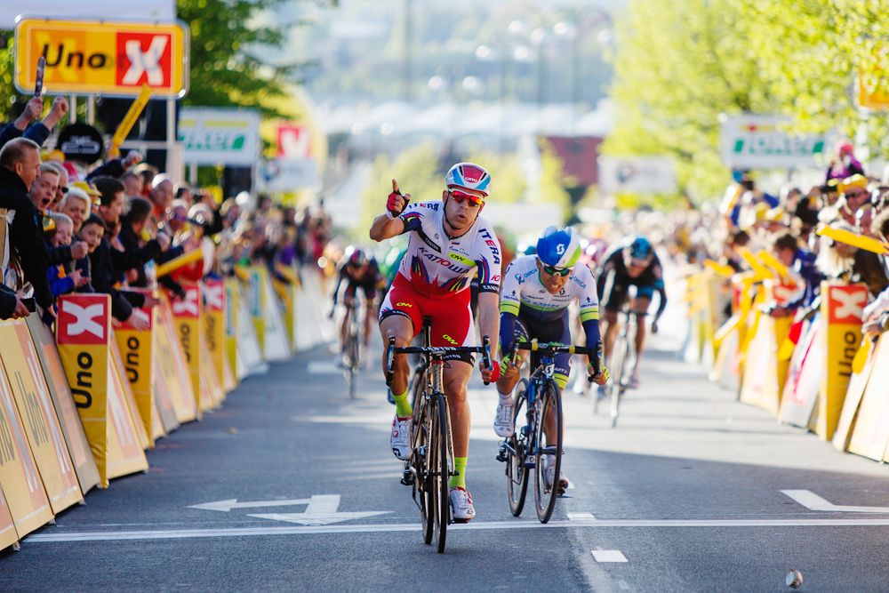 Alexander Kristoff (Katusha) wins stage 1 of the 2015 Tour of Norway.
