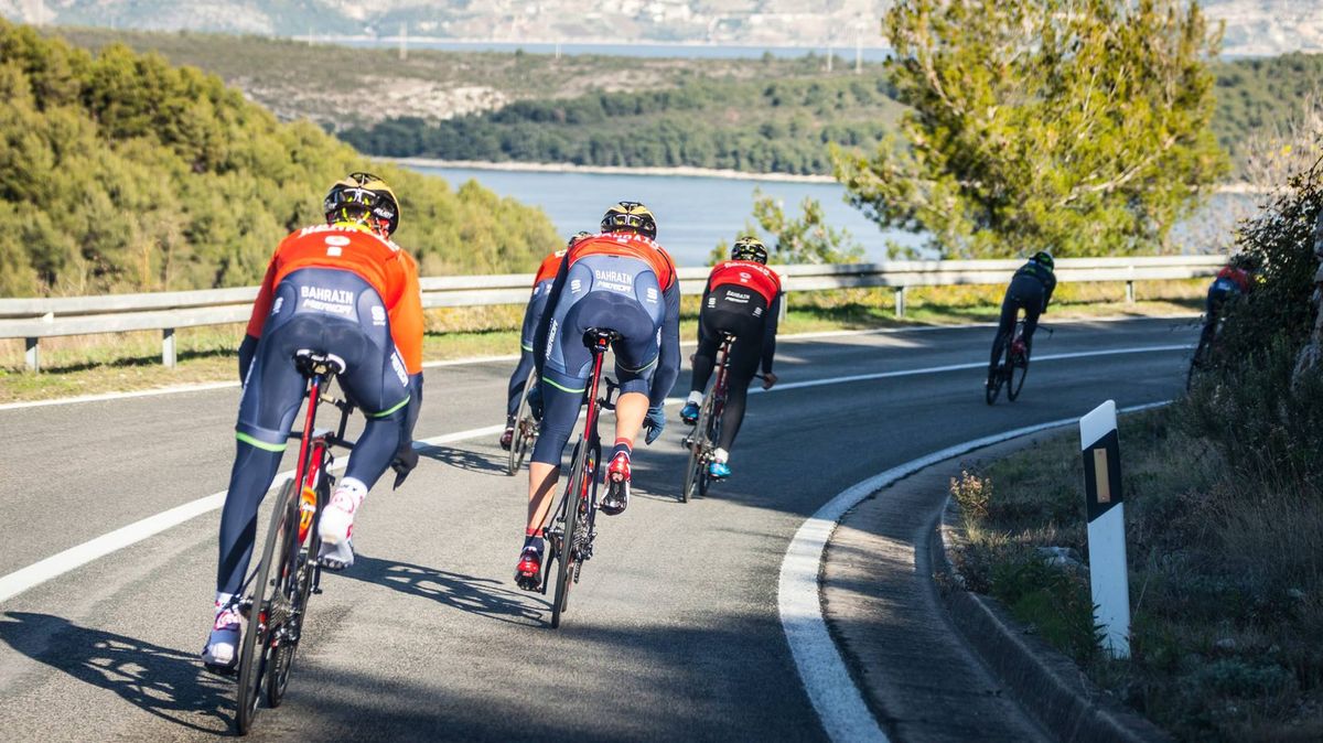 Riding along the Croatian coast