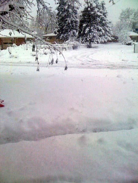 It's wintertime sure enough.