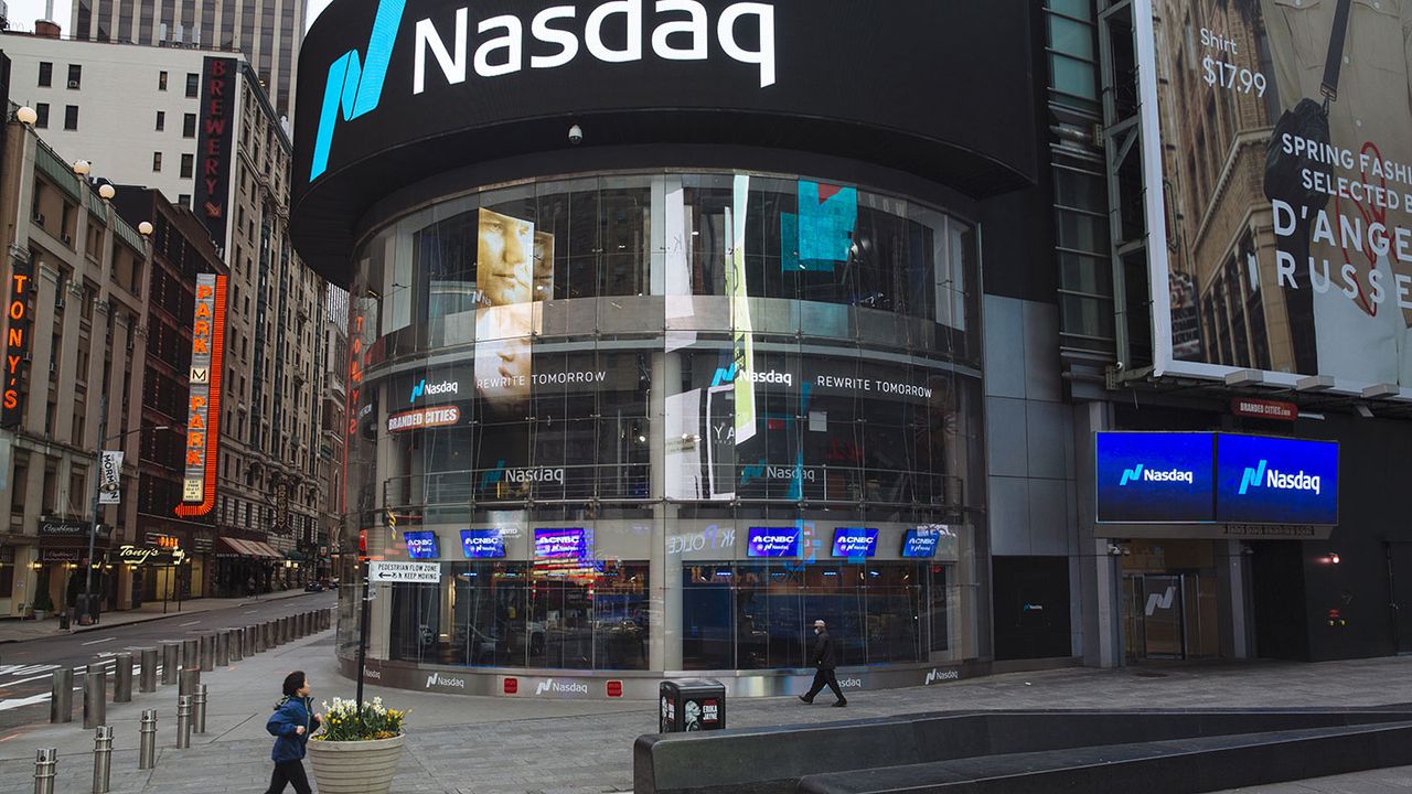 Nasdaq building, New York © Angus Mordant/Bloomberg via Getty Images