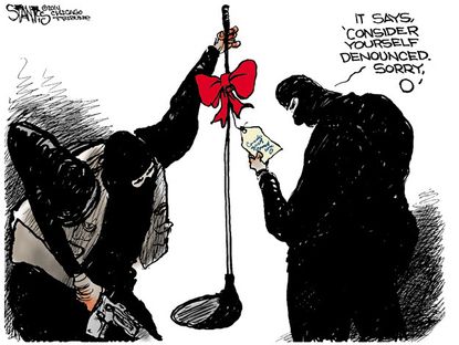 Political cartoon world ISIS Obama