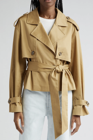 The Charles Crop Trench Coat
