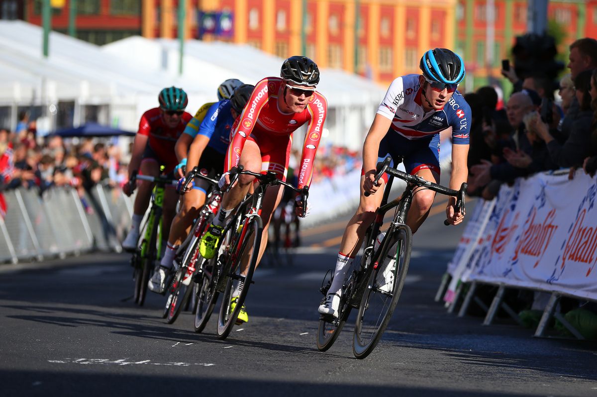 Mark Donovan (Great Britain) and Julius Johansen (Denmark) leading