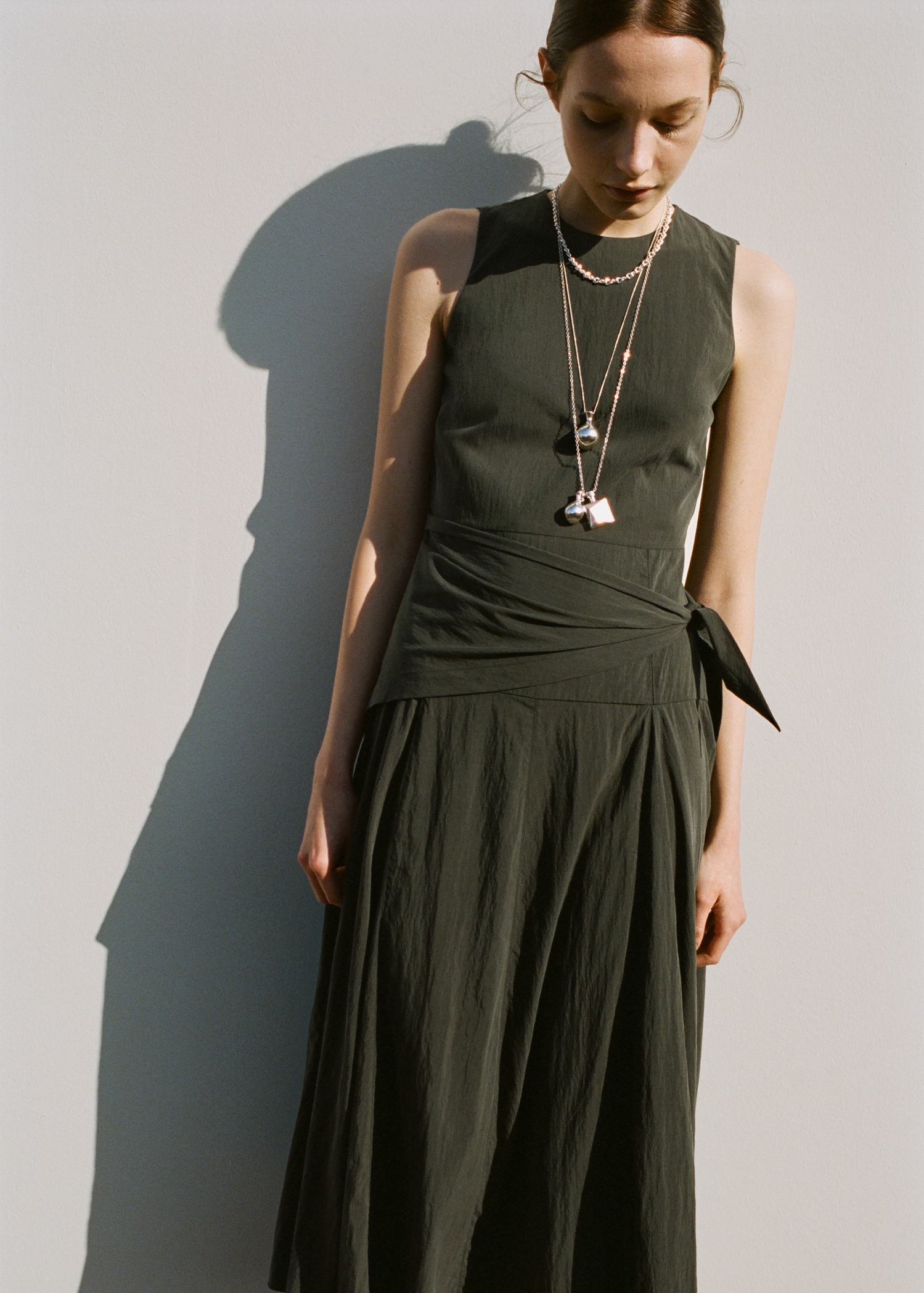 Lyocell Handkerchief Dress - Women | Mango United Kingdom