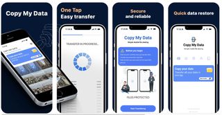Screenshot of Copy My Data on iPhone