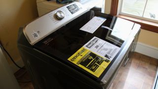 Maytag MVW7230HC 5.2 cu. ft. Smart Top Load Washer being tested in writer's home